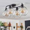 Koyoto Plafondlamp - Glas Duidelijk, 4-lichts