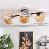Chehalis Plafondlamp - Glas Amber, 4-lichts