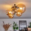 Chehalis Plafondlamp - Glas Amber, 4-lichts