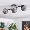 Chehalis Plafondlamp - Glas Rookkleurig, 4-lichts