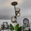 Chehalis Plafondlamp - Glas Rookkleurig, 4-lichts