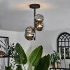 Chehalis Plafondlamp - Glas Rookkleurig, 4-lichts
