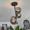 Chehalis Plafondlamp - Glas Rookkleurig, 4-lichts