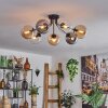 Gastor Plafondlamp - Glas Amber, Duidelijk, Rookkleurig, 7-lichts