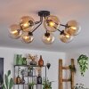 Gastor Plafondlamp - Glas Amber, Duidelijk, 7-lichts