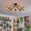 Gastor Plafondlamp - Glas Amber, Duidelijk, 7-lichts