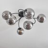 Chehalis Plafondlamp - Glas Rookkleurig, 6-lichts