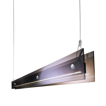 Deko Light ACRILO I Hanger LED Zwart, 1-licht, Afstandsbediening