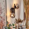 Chehalis Muurlamp - Glas Duidelijk, Rookkleurig, 2-lichts