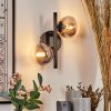 Chehalis Muurlamp - Glas Duidelijk, Rookkleurig, 2-lichts