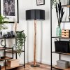 Saladillo Staande lamp Natuurlijke kleuren, Zwart, 1-licht