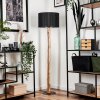 Saladillo Staande lamp Natuurlijke kleuren, Zwart, 1-licht