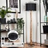 Saladillo Staande lamp Natuurlijke kleuren, Zwart, 1-licht