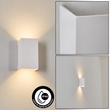 Tamarin Buiten muurverlichting LED Wit, 1-licht