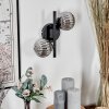 Chehalis Muurlamp - Glas Rookkleurig, 2-lichts