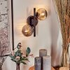Chehalis Muurlamp - Glas Rookkleurig, 2-lichts