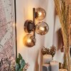 Chehalis Muurlamp - Glas Rookkleurig, 3-lichts
