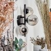Chehalis Muurlamp - Glas Rookkleurig, 3-lichts