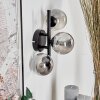 Chehalis Muurlamp - Glas Rookkleurig, 3-lichts