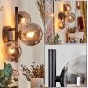 Chehalis Muurlamp - Glas Rookkleurig, 3-lichts