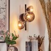Chehalis Muurlamp - Glas Duidelijk, Rookkleurig, 3-lichts