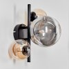 Chehalis Muurlamp - Glas Amber, Rookkleurig, 3-lichts