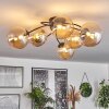 Chehalis Plafondlamp - Glas Amber, 6-lichts