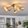 Chehalis Plafondlamp - Glas Amber, 6-lichts