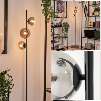 Remaisnil Staande lamp - Glas Duidelijk, Rookkleurig, 3-lichts