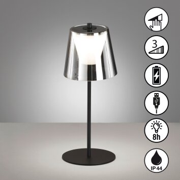 FHL-easy Marbella Tafellamp LED Zwart, 1-licht