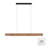 Paul-Neuhaus NANIA Hanglamp LED houtlook, Zwart, 1-licht