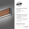 Paul-Neuhaus NANIA Hanglamp LED houtlook, Zwart, 1-licht