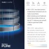 Paul-Neuhaus PURE E-CLIPSE Hanglamp LED Grijs, 2-lichts, Afstandsbediening