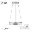 Paul-Neuhaus PURE E-CLIPSE Hanglamp LED Zilver, 2-lichts, Afstandsbediening