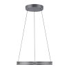 Paul-Neuhaus PURE E-LOOP Hanglamp LED Grijs, 2-lichts, Afstandsbediening