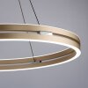 Paul-Neuhaus PURE E-LOOP Hanglamp LED Goud, 2-lichts, Afstandsbediening
