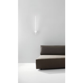 Lutec SHANGHAI Muurlamp LED Wit, 1-licht