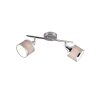 Trio AROSA Plafondlamp Chroom, 2-lichts