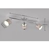 Trio AROSA Plafondlamp Chroom, 3-lichts