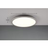 Trio YUMA Plafondlamp LED Titan, 2-lichts, Afstandsbediening, Kleurwisselaar