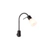 Trio LEVISTO Plafondlamp LED Zwart, 1-licht