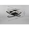 Reality LANE Plafondlamp LED Zwart, 1-licht
