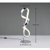 Reality PADUA Tafellamp LED Chroom, 1-licht