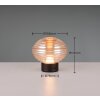 Reality EARL Tafellamp LED Zwart, 1-licht