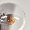 Gastor Plafondlamp - Glas 10 cm, 12 cm, 15 cm Amber, Rookkleurig, 7-lichts