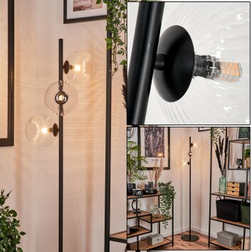 Remaisnil Staande lamp - Glas 15 cm Duidelijk, 3-lichts