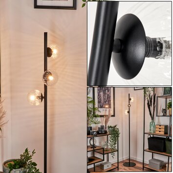 Remaisnil Staande lamp - Glas 10 cm Duidelijk, 3-lichts