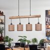 Soungou Hanglamp Natuurlijke kleuren, Zwart, 4-lichts