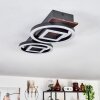 Taboneira Plafondlamp LED Donkerbruin, Zwart, 2-lichts