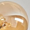 Chehalis Plafondlamp - Glas 15 cm Goud, Zwart, 6-lichts